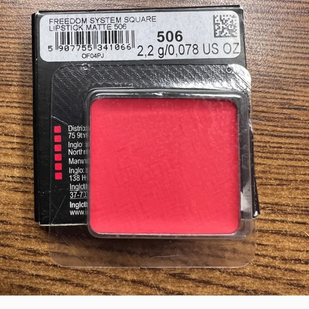 NWT INGLOT Freedom System Matte Lipstick 506 - Vibrant Pink